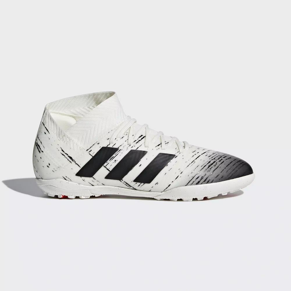 Adidas Nemeziz Tango 18.3 Turf Tenis De Futbol Blancos Para Niño (MX-48733)